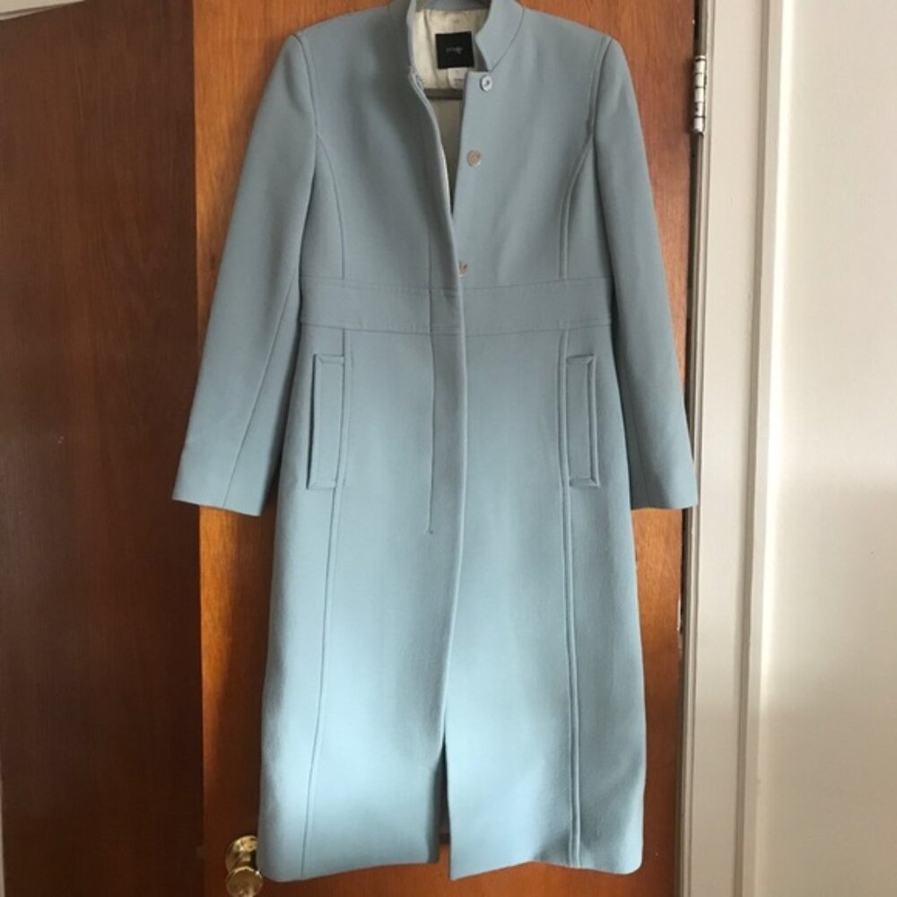 J.Crew collarless Lady Day coat wool blend
